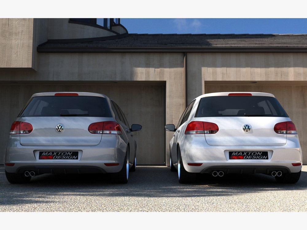 Maxton Design Rear Valance VW Golf VI With 2 Exhaust HOLE Maxton Design SR