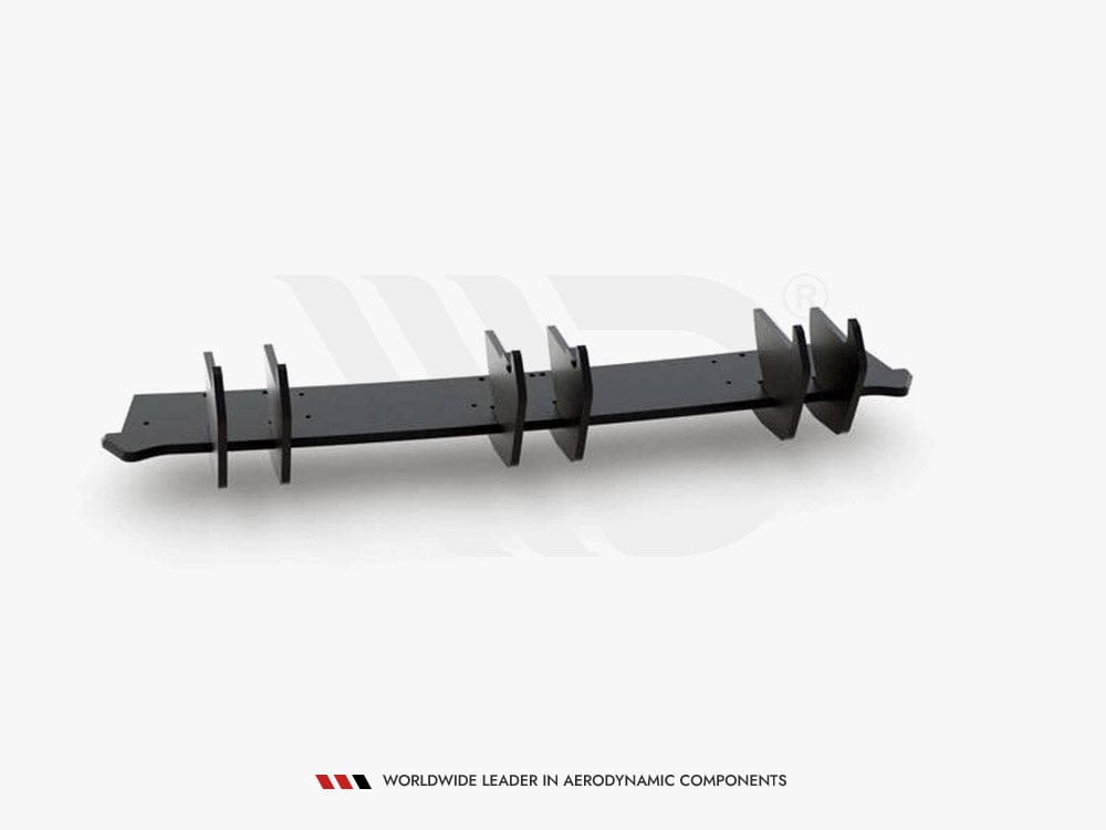 Maxton Design Red / NO Racing Durability Rear Diffuser V2 VW Golf 8 GTI 2020- Maxton Design SR