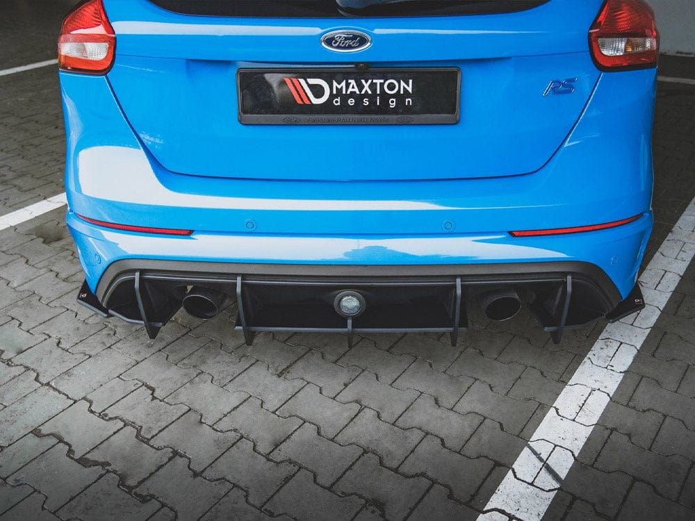 Maxton Design Red Racing Durability Rear Diffuser Ford Focus RS Mk3 2015-2018 Maxton Design SR