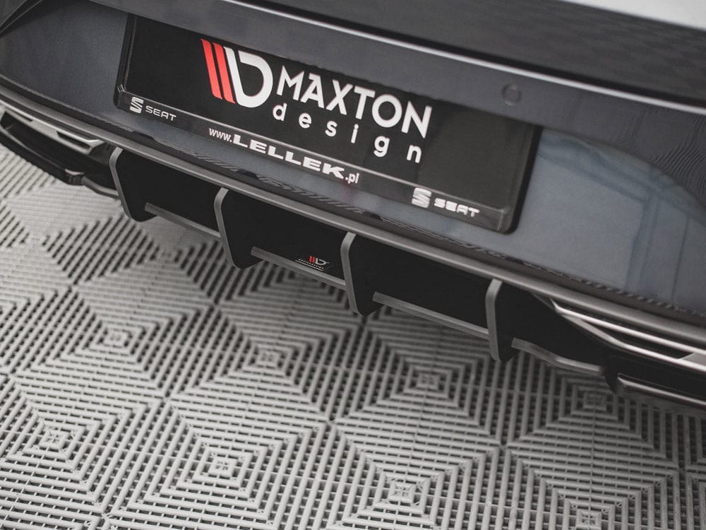 Maxton Design Red Racing Durability Rear Diffuser Seat Leon FR ST Mk4 2020- Maxton Design SR