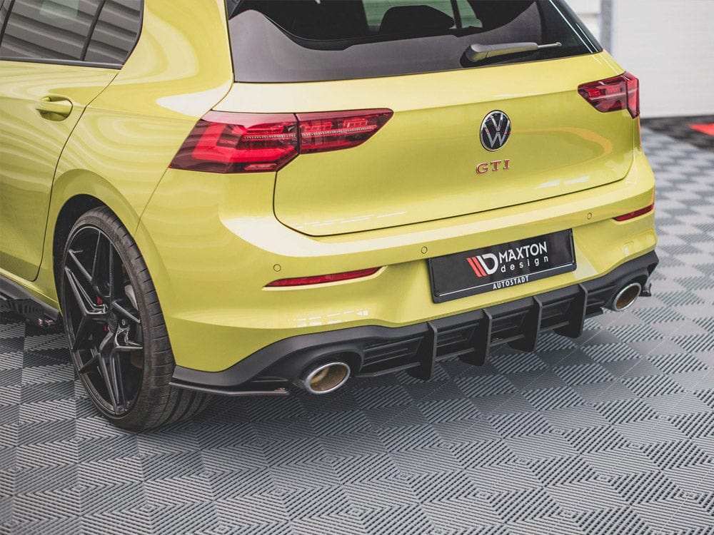 Maxton Design Red Racing Durability Rear Diffuser V2 VW Golf 8 GTI Clubsport 2020- Maxton Design SR