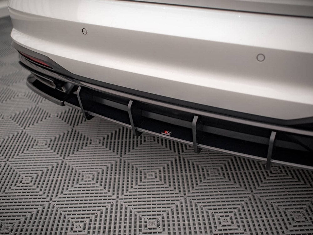 Maxton Design Red Street PRO Rear Diffuser Audi A4 B9 Facelift Maxton Design SR