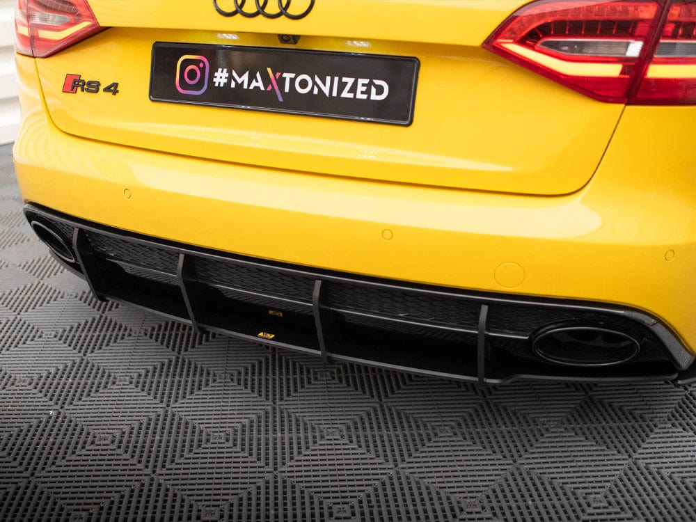 Maxton Design Red Street PRO Rear Diffuser Audi RS4 B8 Maxton Design SR