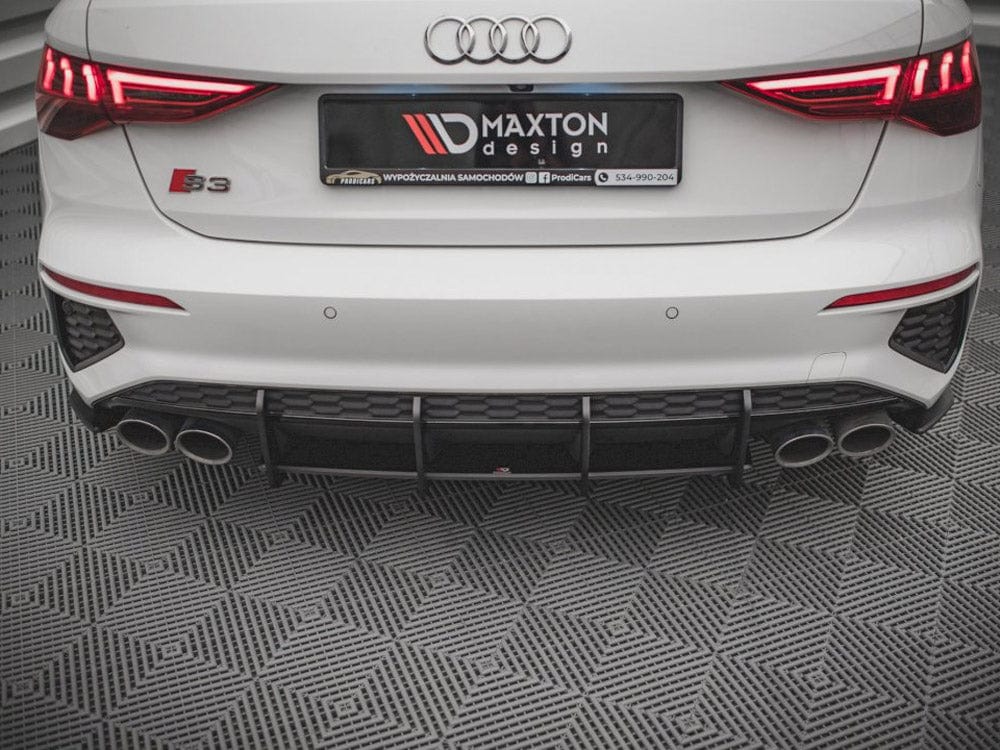 Maxton Design Red Street PRO Rear Diffuser Audi S3 8Y 2020- Maxton Design SR