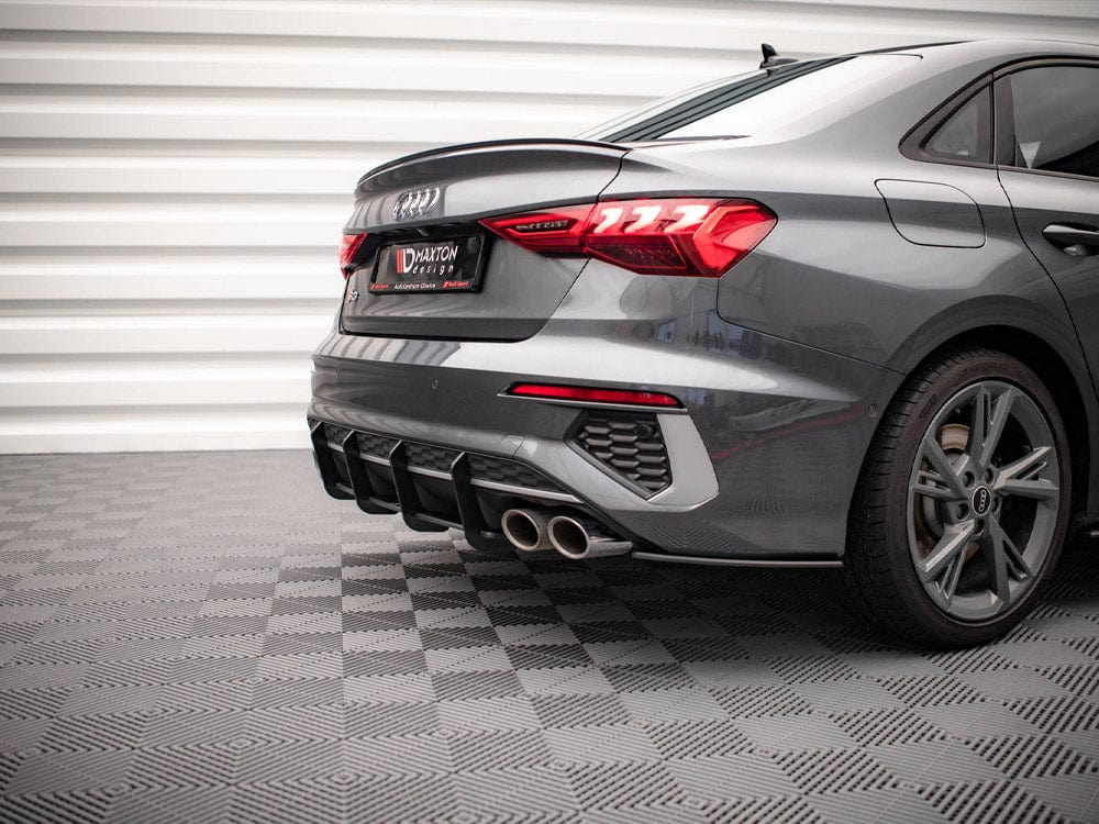 Maxton Design Red Street PRO Rear Diffuser Audi S3 Sedan 8Y 2020- Maxton Design SR