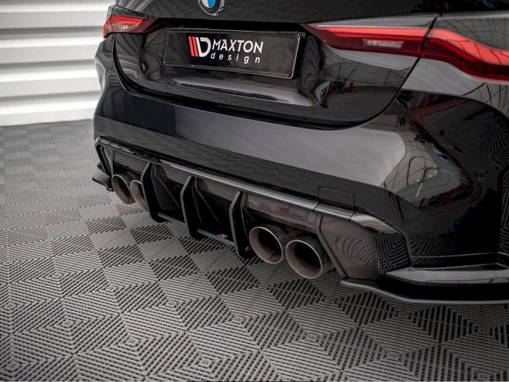Maxton Design Red Street PRO Rear Diffuser Bmw M4 G82 2021- Maxton Design SR
