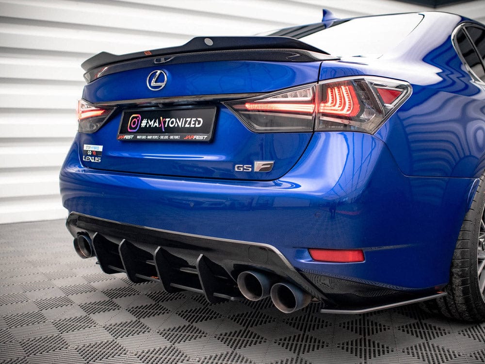 Maxton Design Red Street PRO Rear Diffuser Lexus GS F Mk4 Facelift Maxton Design SR