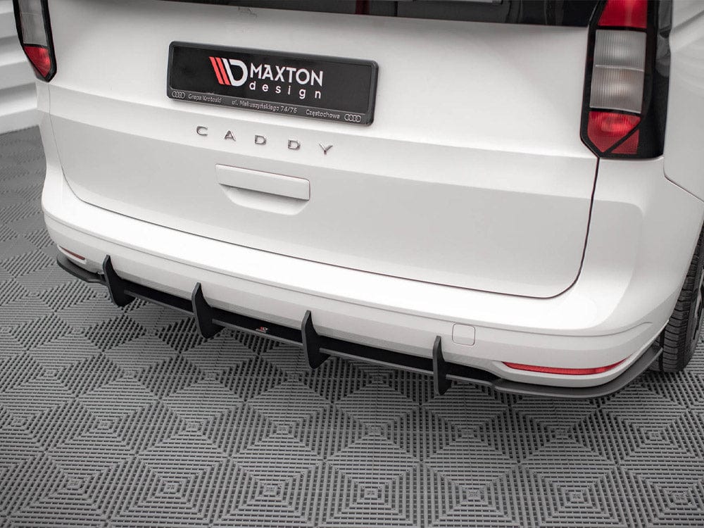 Maxton Design Red Street PRO Rear Diffuser VW Caddy MK5 2020- Maxton Design SR