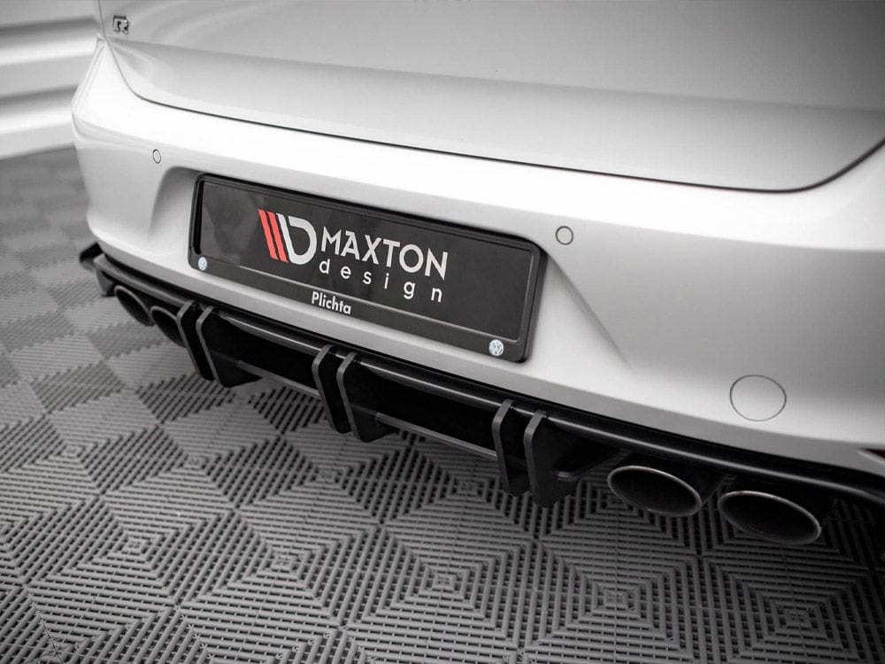Maxton Design Red Street PRO Rear Diffuser VW Golf R MK7 2013-2016 Maxton Design SR
