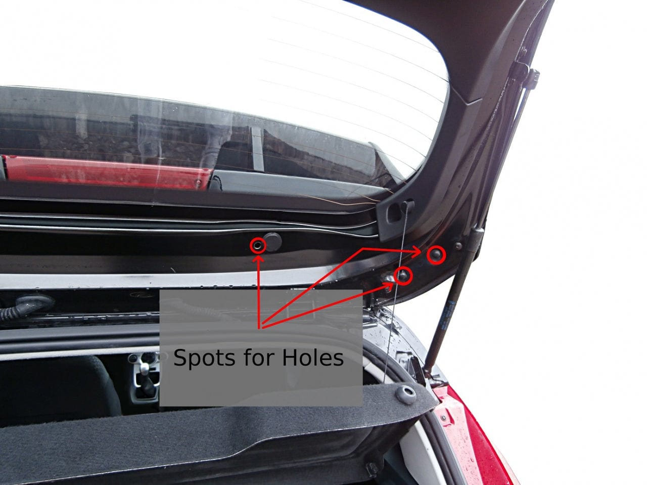 Maxton Design Roof Spoiler (Focus RS Look) Ford Fiesta MK7 Maxton Design SR