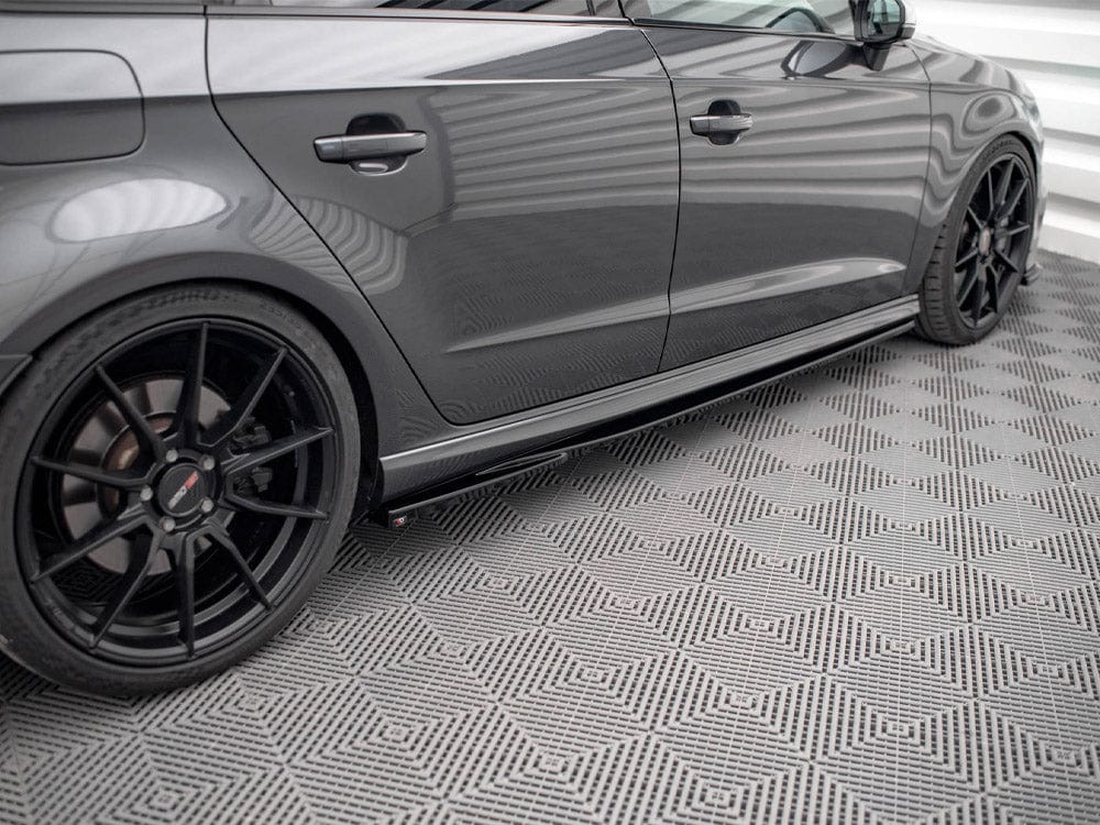 Maxton Design Side Skirts Diffusers Audi S3 / A3 S-Line Sportback 8V Facelift Maxton Design SR