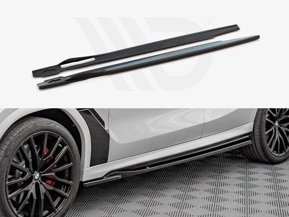 Maxton Design Side Skirts Diffusers BMW X6 M-Pack G06 / X6 M F96 Maxton Design SR