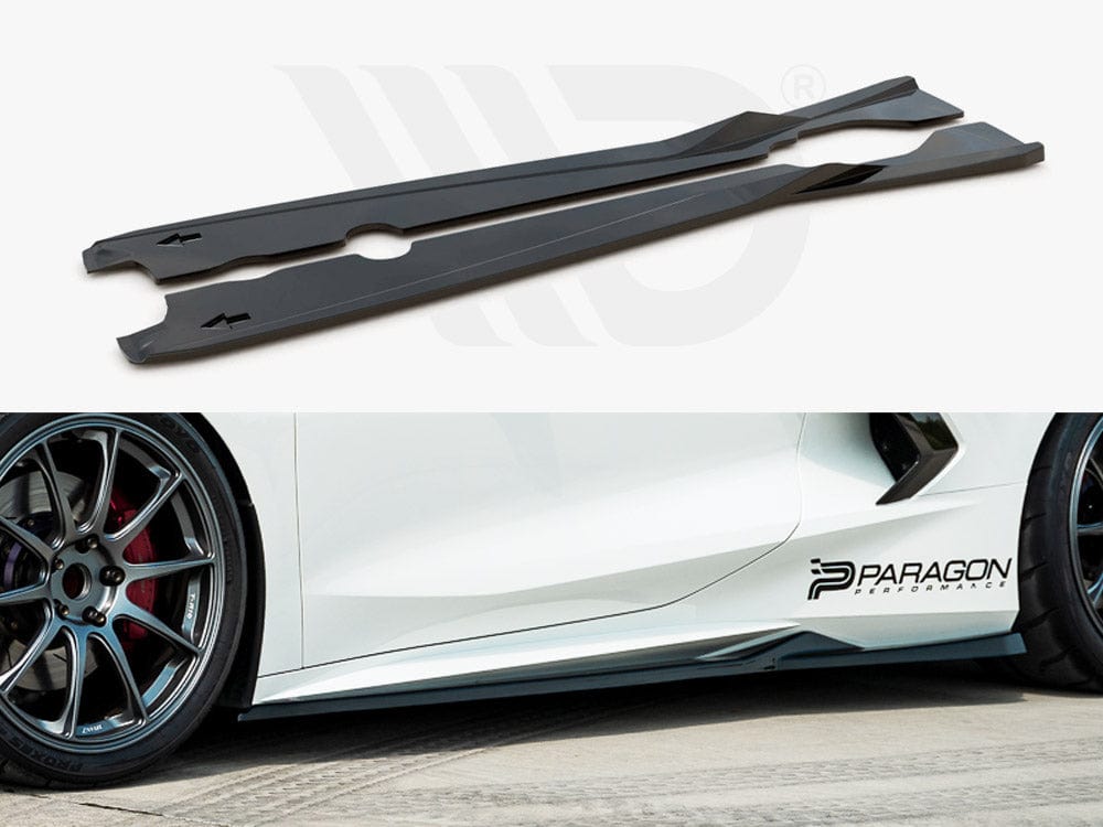 Maxton Design Side Skirts Diffusers Chevrolet Corvette C8 Maxton Design SR