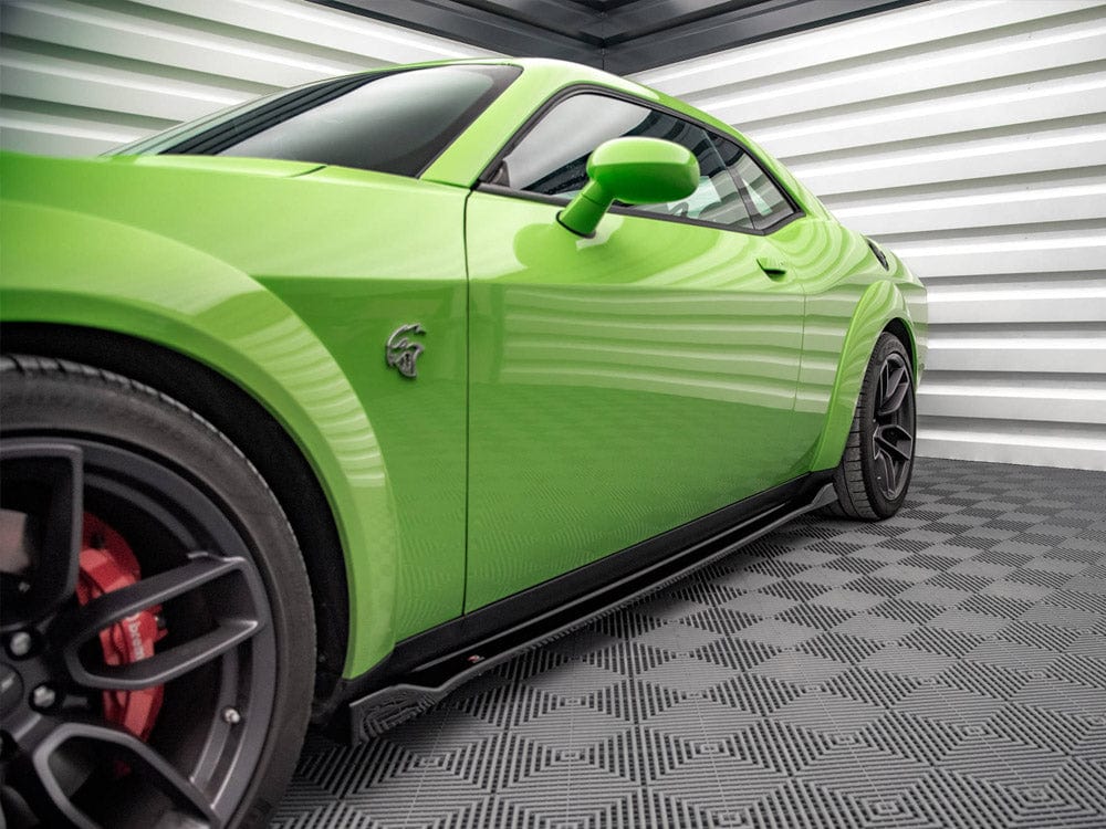 Maxton Design Side Skirts Diffusers Dodge Challenger SRT Hellcat Widebody Mk3 Maxton Design SR
