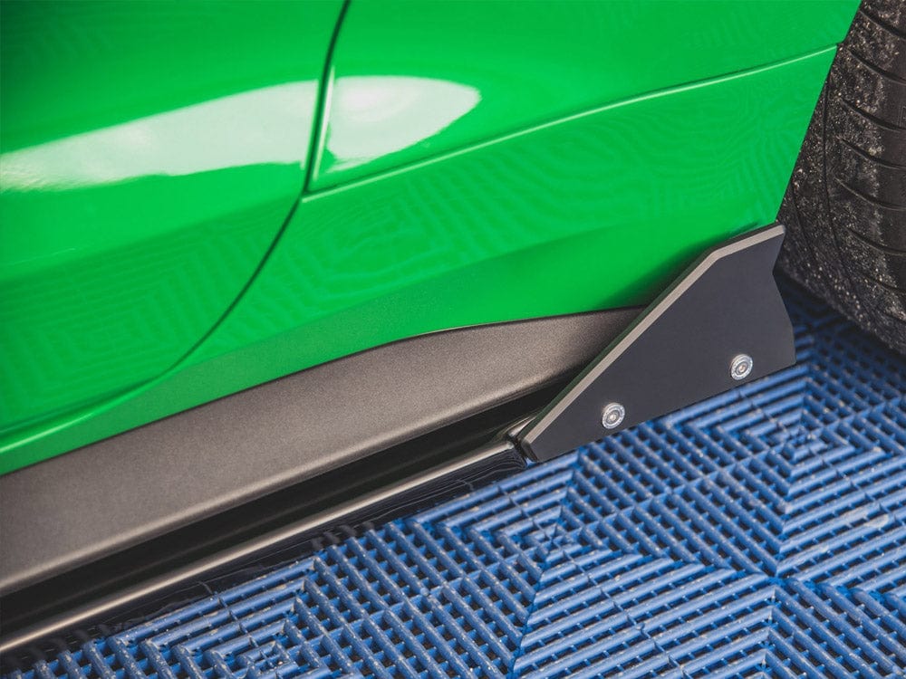 Maxton Design Side Skirts Diffusers + Flaps Ford Mustang GT Mk6 Facelift 2017- Maxton Design SR