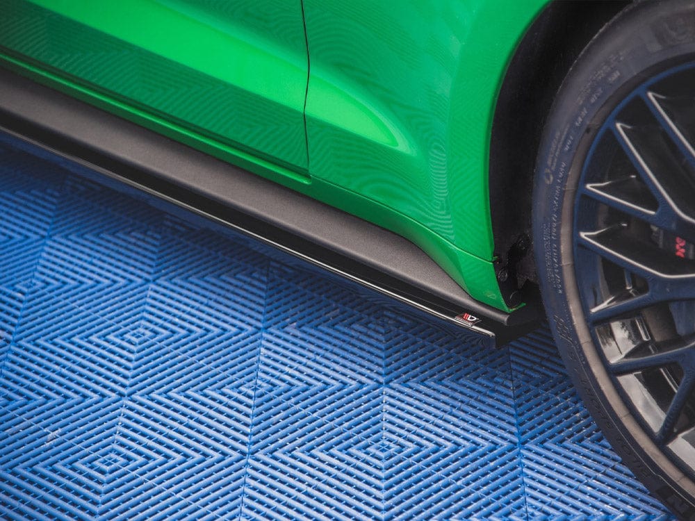 Maxton Design Side Skirts Diffusers + Flaps Ford Mustang GT Mk6 Facelift 2017- Maxton Design SR