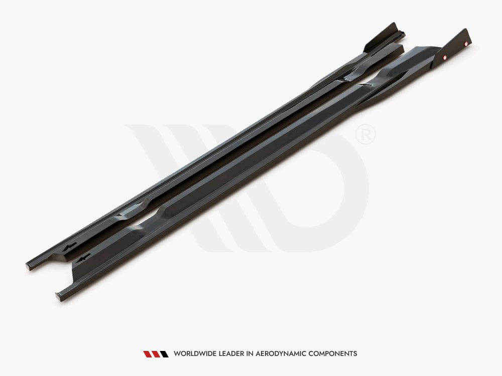 Maxton Design Side Skirts Diffusers + Flaps Nissan GTR R35 Facelift Maxton Design SR