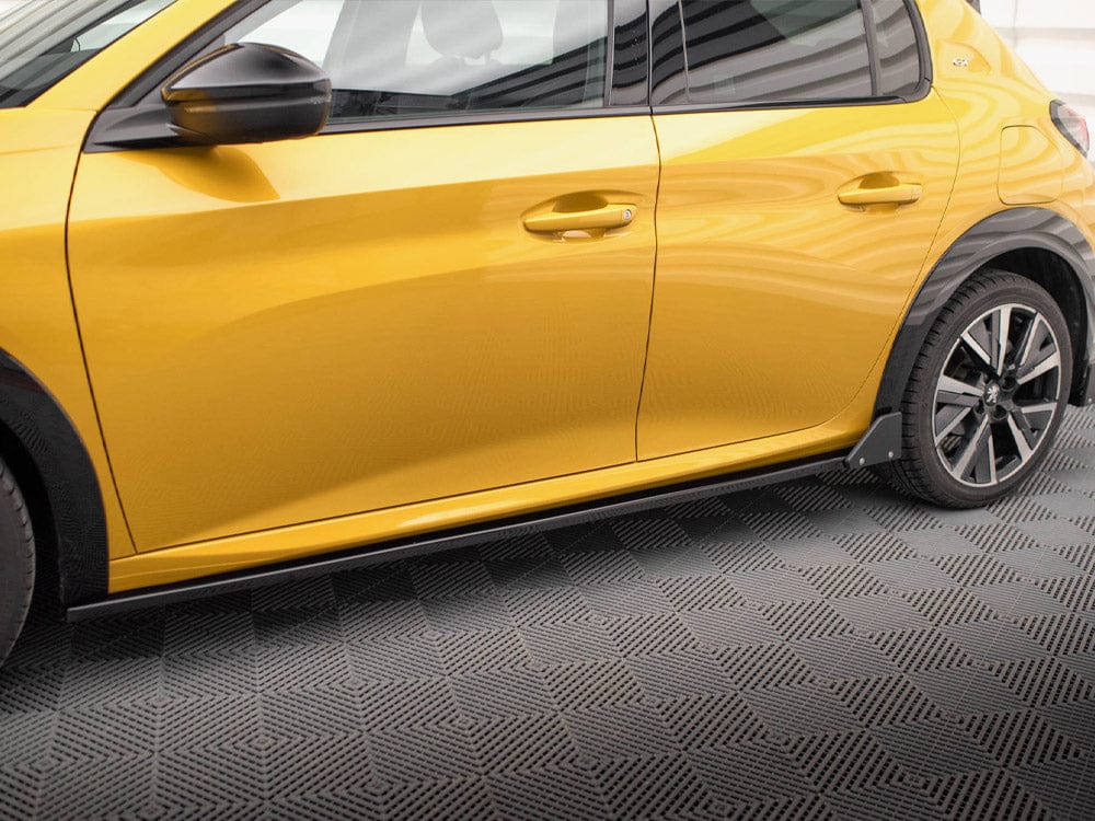 Maxton Design Side Skirts Diffusers + Flaps Peugeot 208 GT Mk2 Maxton Design SR