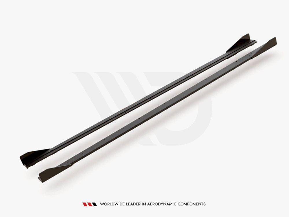 Maxton Design Side Skirts Diffusers (+flaps) VW Polo GTI MK6 2017-2021 Maxton Design SR