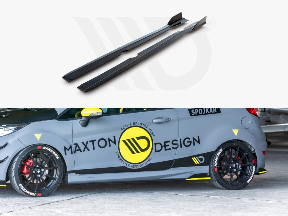 Maxton Design Side Skirts Diffusers Ford Fiesta MK7.5 ST 2013-2017 Maxton Design SR