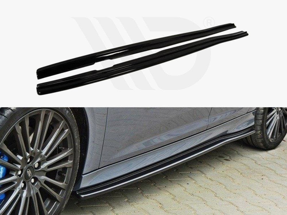 Maxton Design Side Skirts Diffusers Ford Focus MK3 RS, MK 3.5 ST, MK 3 ST Maxton Design SR