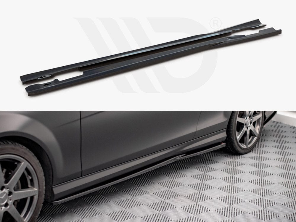 Maxton Design Side Skirts Diffusers Mercedes C Coupe AMG-Line C204 Maxton Design SR