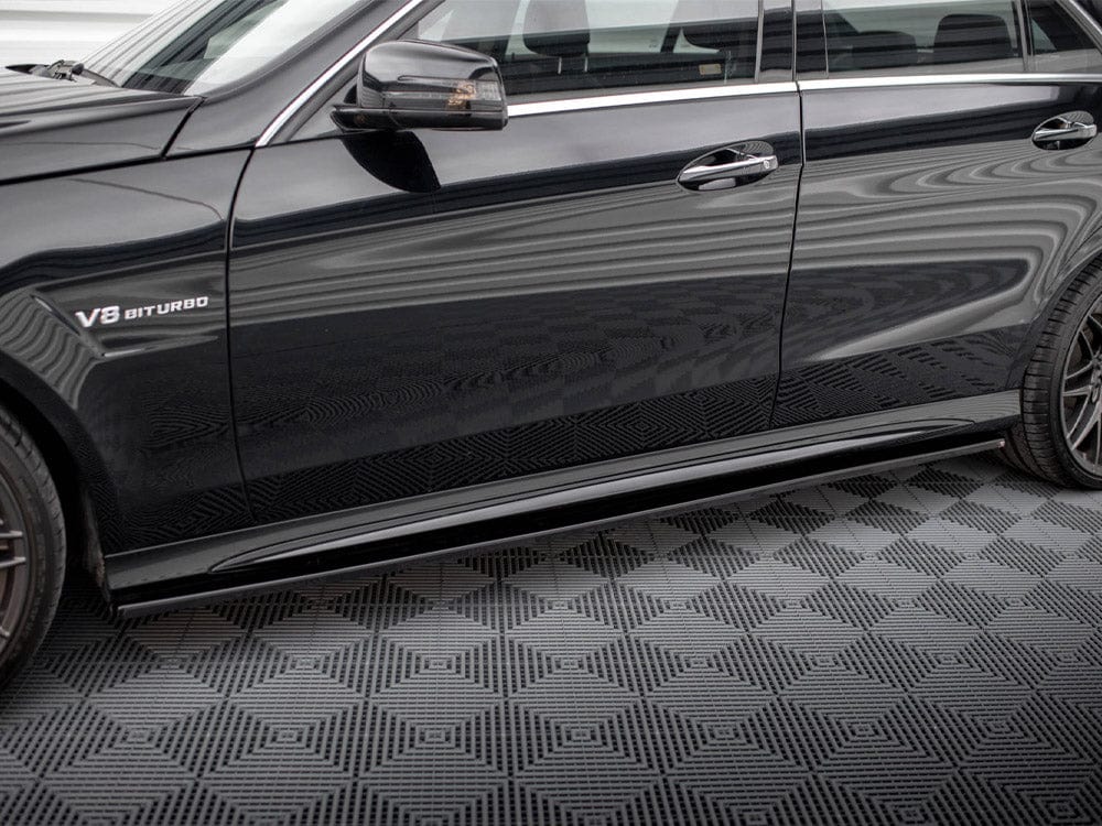 Maxton Design Side Skirts Diffusers Mercedes E63 AMG / AMG-Line Sedan W212 Facelift Maxton Design SR