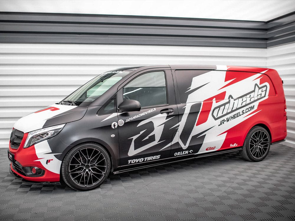 Maxton Design Side Skirts Diffusers Mercedes VITO Extra Long W447 Facelift Maxton Design SR