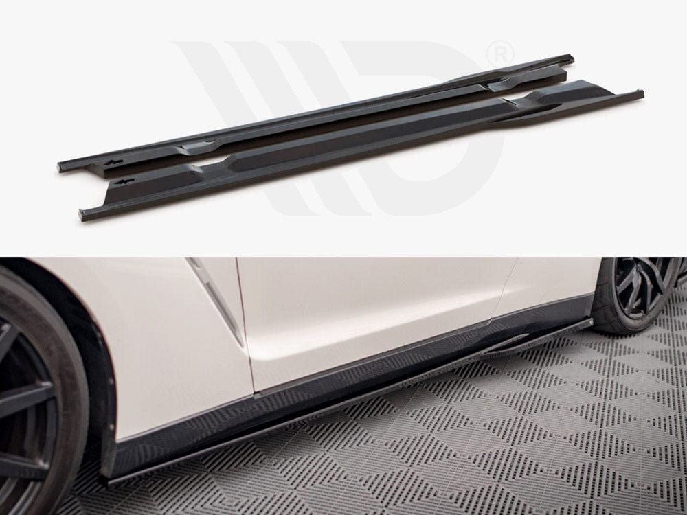 Maxton Design Side Skirts Diffusers Nissan GTR R35 Facelift Maxton Design SR