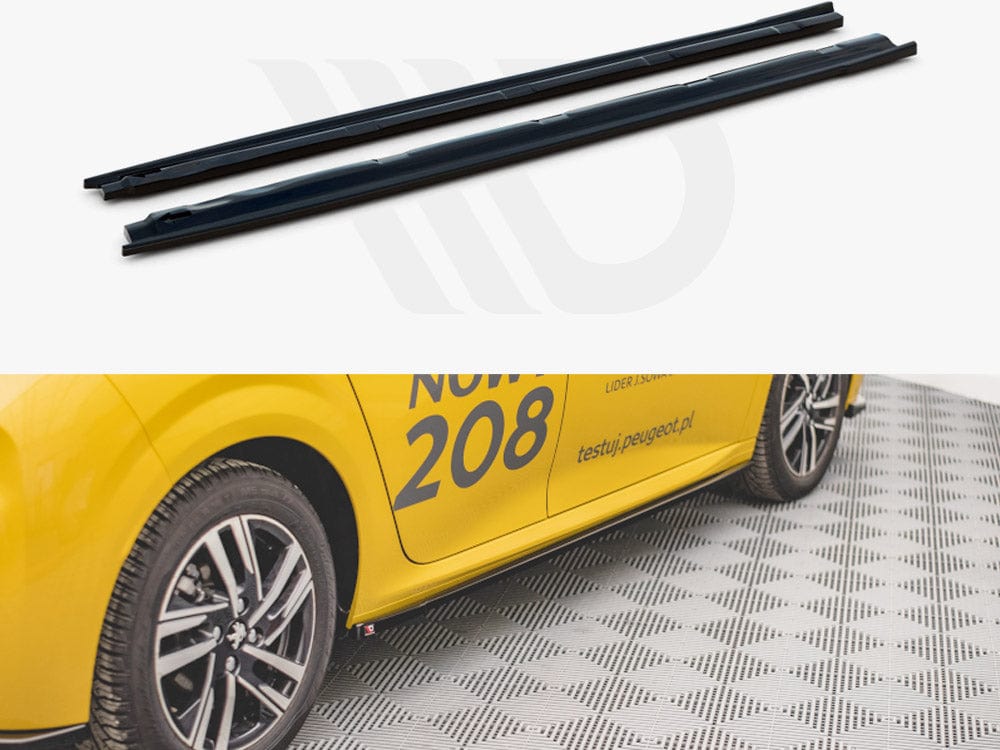 Maxton Design Side Skirts Diffusers Peugeot 208 MK2 2019- Maxton Design SR
