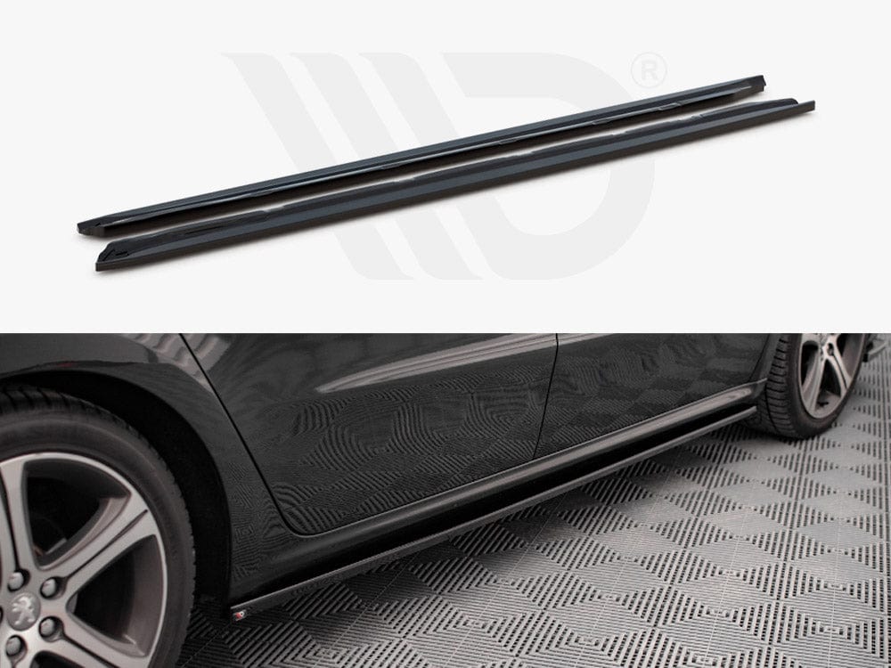 Maxton Design Side Skirts Diffusers Peugeot 508 GT MK1 Facelift 2014-2018 Maxton Design SR
