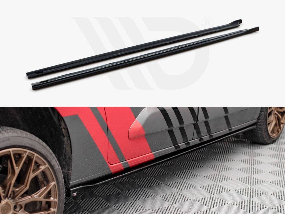 Maxton Design Side Skirts Diffusers Peugeot Partner Maxi Mk3 Maxton Design SR