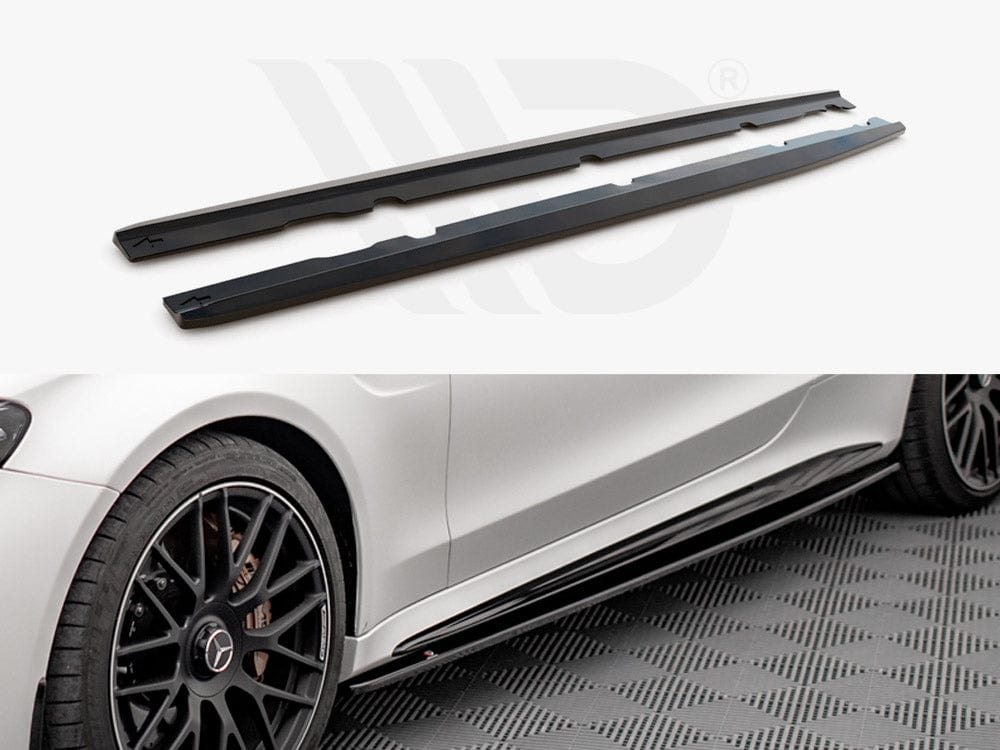 Maxton Design Side Skirts Diffusers V.1 Mercedes-AMG C 63AMG Coupe C205 Facelift Maxton Design SR