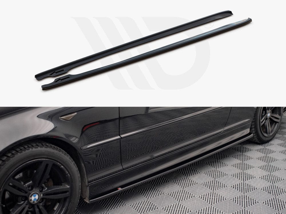 Maxton Design Side Skirts Diffusers V.2 Bmw 3 Coupe M-pack E46 1999-2005 Maxton Design SR