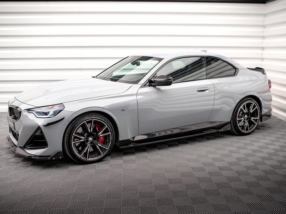 Maxton Design Side Skirts Diffusers V.2 + Flaps BMW 2 Coupe M-Pack / M240i G42 Maxton Design SR