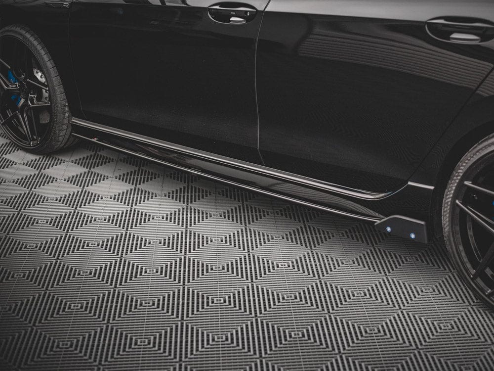 Maxton Design Side Skirts Diffusers V.2 + Flaps VW Golf R Mk8 Maxton Design SR