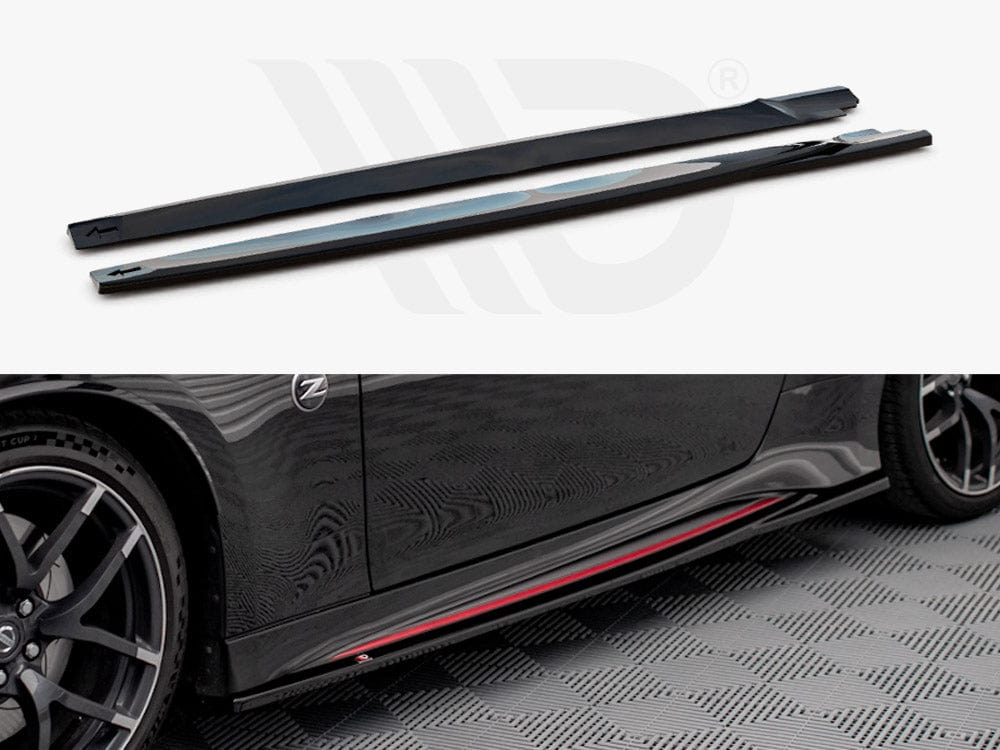 Maxton Design Side Skirts Diffusers V.2 Nissan 370Z Nismo Facelift 2014-2020 Maxton Design SR