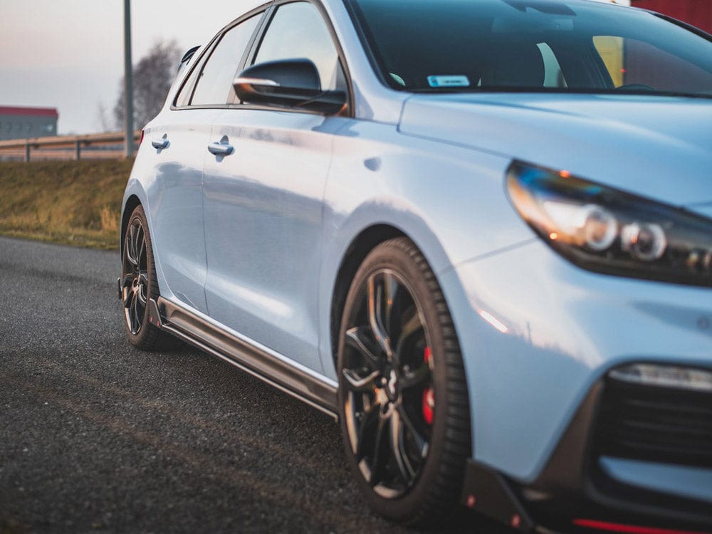 Maxton Design Side Skirts Diffusers V.5 + Flaps Hyundai I30 N Mk3 / Mk3 FL Hatchback / Fastback Maxton Design SR