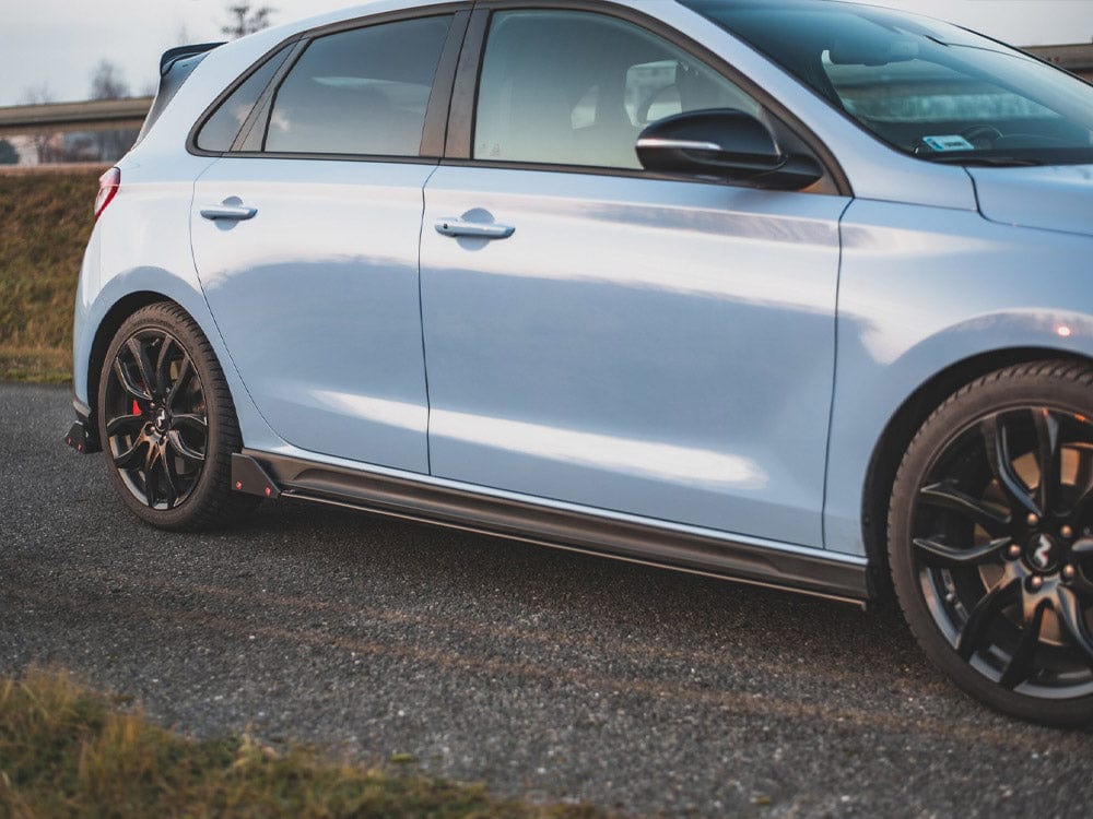 Maxton Design Side Skirts Diffusers V.5 + Flaps Hyundai I30 N Mk3 / Mk3 FL Hatchback / Fastback Maxton Design SR