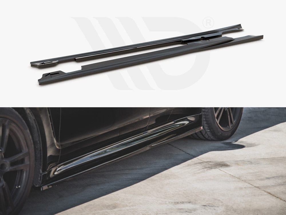 Maxton Design Side Skirts Diffusers V1 Porsche Panamera Turbo 970 Facelift 2013-2016 Maxton Design SR