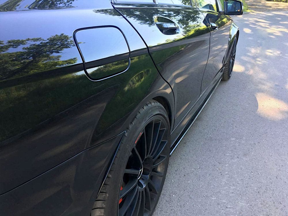 Maxton Design Side Skirts Splitters Mercedes C-Class W204 C63 AMG Facelift 2011-2014 Maxton Design SR