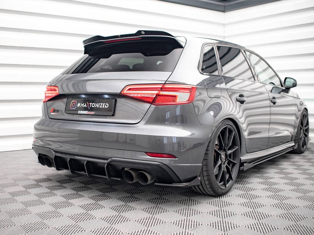 Maxton Design Spoiler CAP Audi S3 / A3 S-Line Sportback 8V Facelift Maxton Design SR
