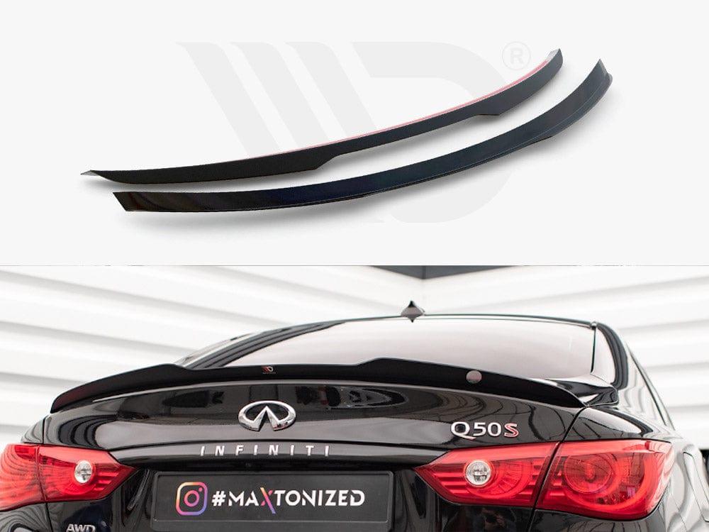 Maxton Design Spoiler CAP Infiniti Q50 S Mk1 Maxton Design SR
