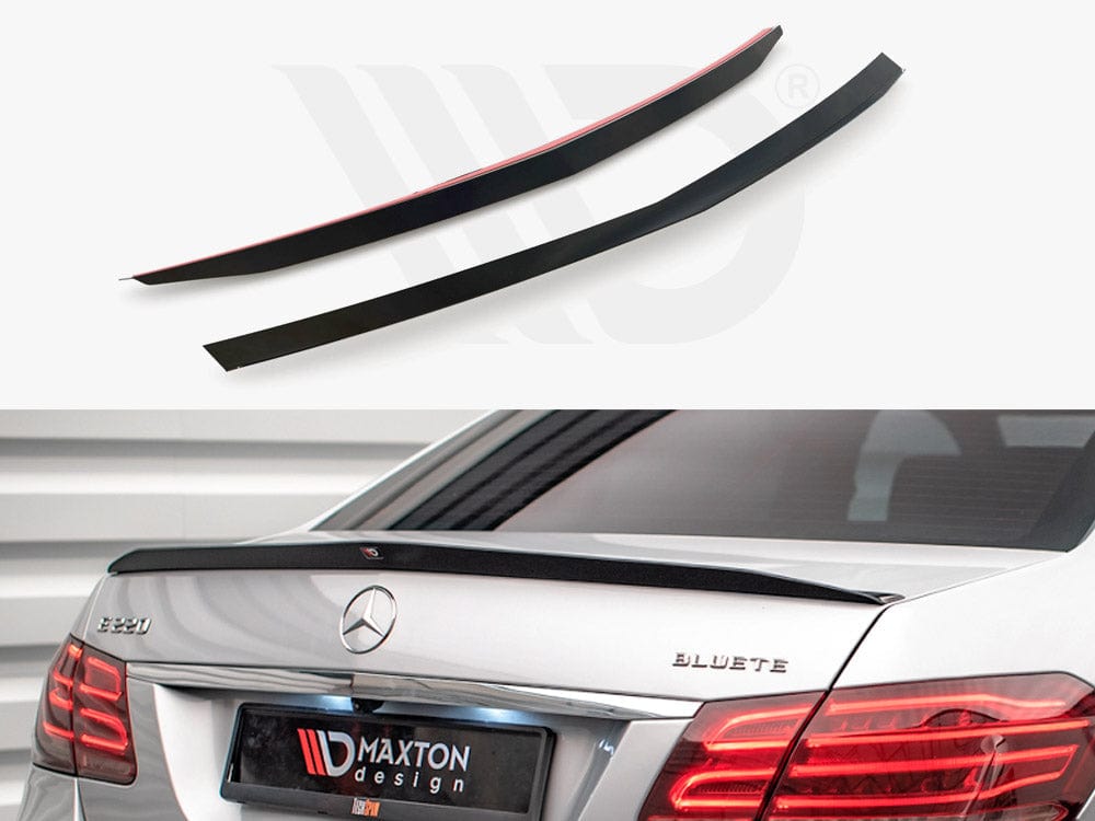 Maxton Design Spoiler Cap Mercedes E63 AMG / AMG-Line Sedan W212 Facelift Maxton Design SR