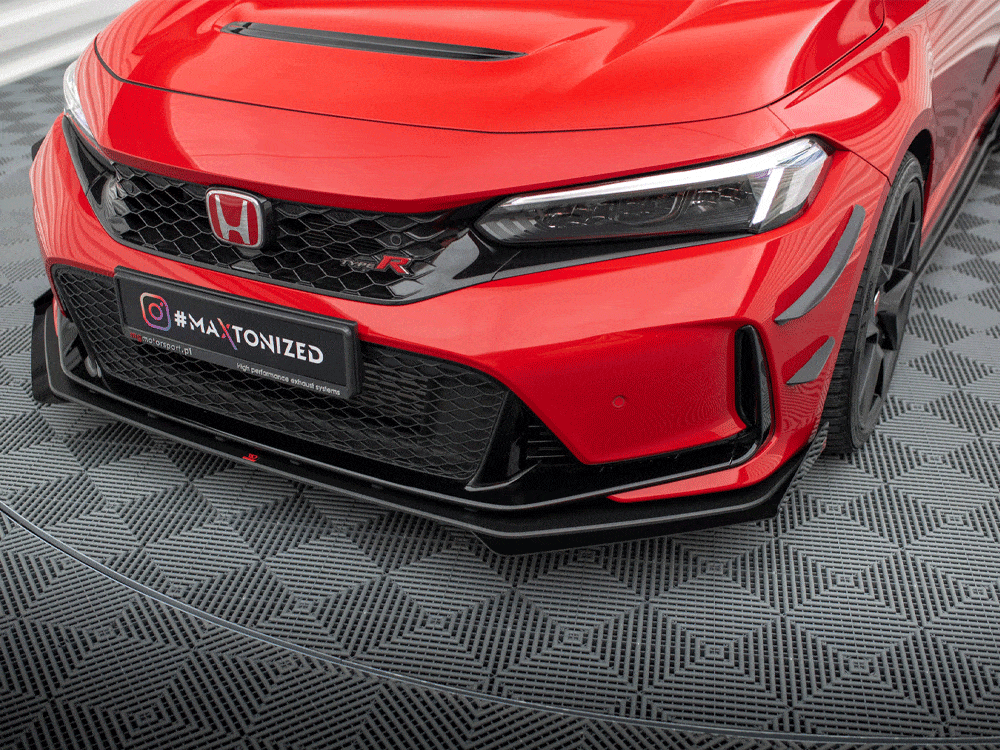 Maxton Design Street PRO Front Splitter + Flaps Honda Civic Type-R Mk 11 Maxton Design SR