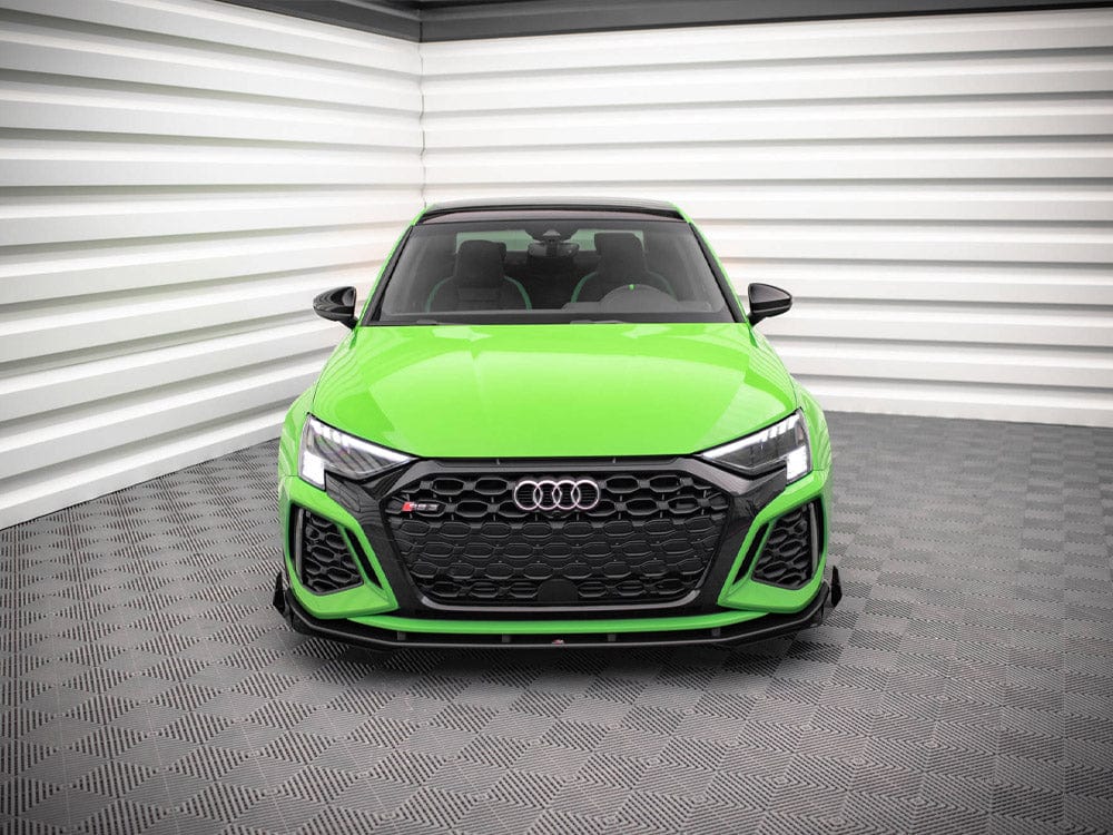 Maxton Design Street PRO Front Splitter V.1 + Flaps Audi RS3 8Y 2020- Maxton Design SR