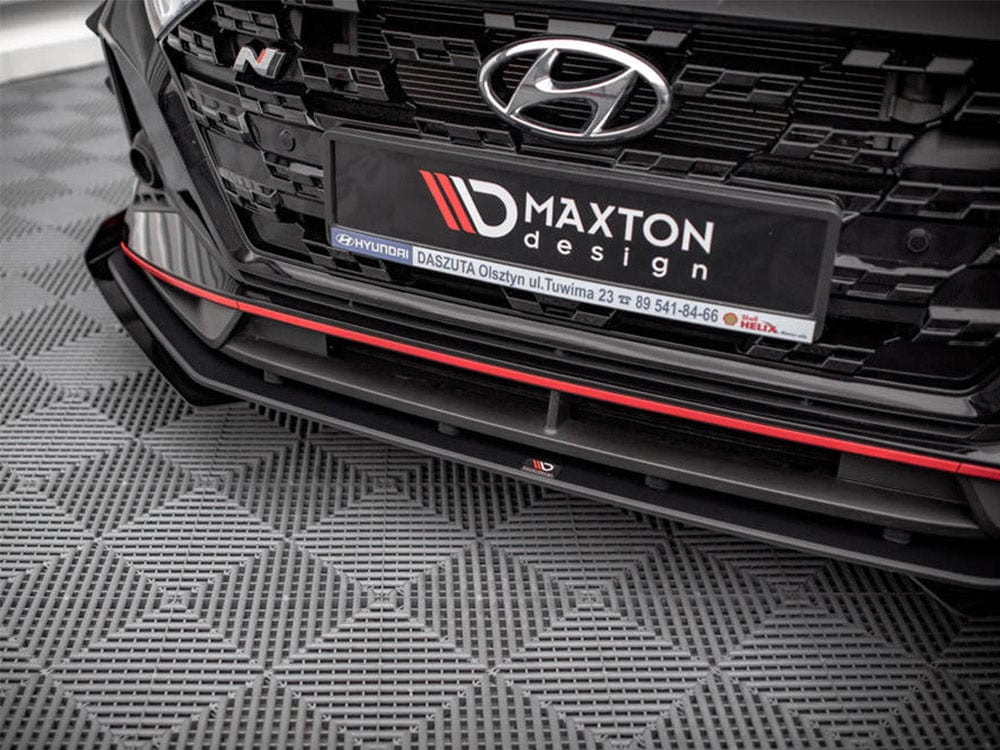 Maxton Design Street PRO Front Splitter V.1 (+flaps) Hyundai I20 N MK3 2020- Maxton Design SR