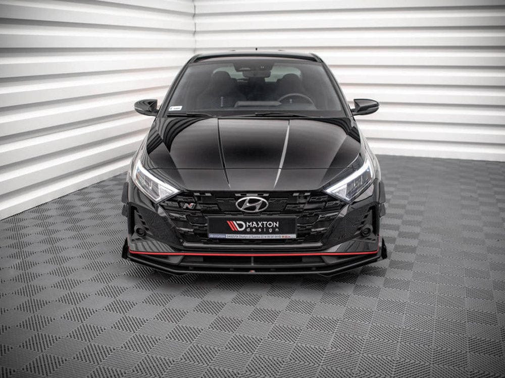 Maxton Design Street PRO Front Splitter V.1 (+flaps) Hyundai I20 N MK3 2020- Maxton Design SR