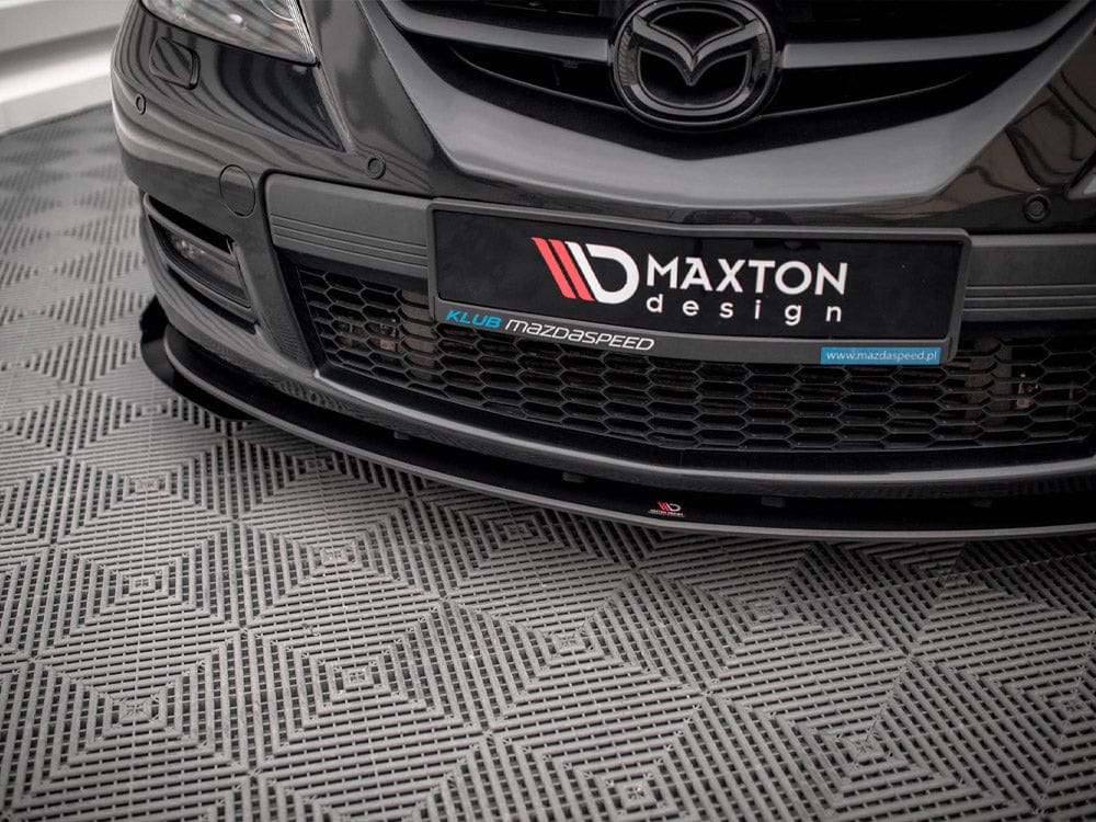 Maxton Design Street PRO Front Splitter V.1 (+flaps) Mazda 3 MPS MK1 2006-2008 Maxton Design SR