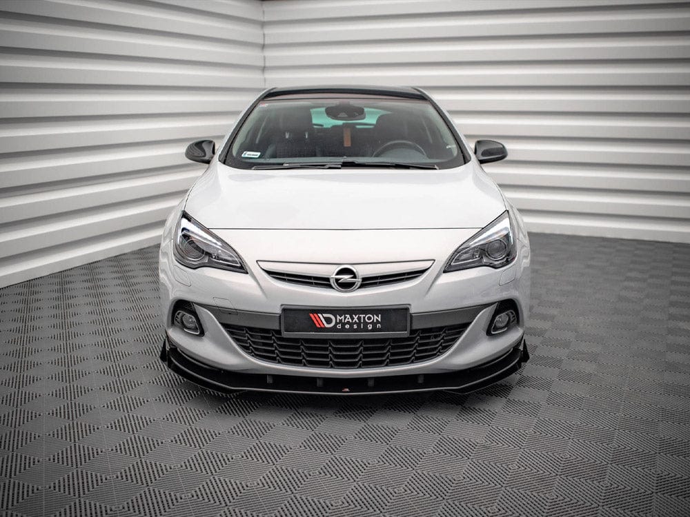 Maxton Design Street PRO Front Splitter V.1 (+flaps) Opel Astra GTC Opc-line J 2011-2018 Maxton Design SR